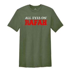 All Eyes On Rafah Shirt, Gaza Palestine T-shirt, Palestine Will Be Free Shirt, Palestine Shirt, Free Palestine Tshirt