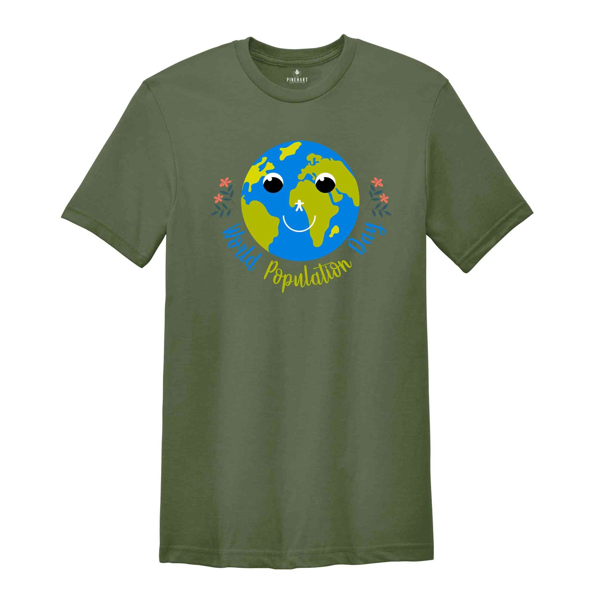 World Population Day Shirt, World Peace Equality Shirt, Inclusion T-shirt, Diversity Tshirt, Shirt For Activist, Anti Racist Shirt