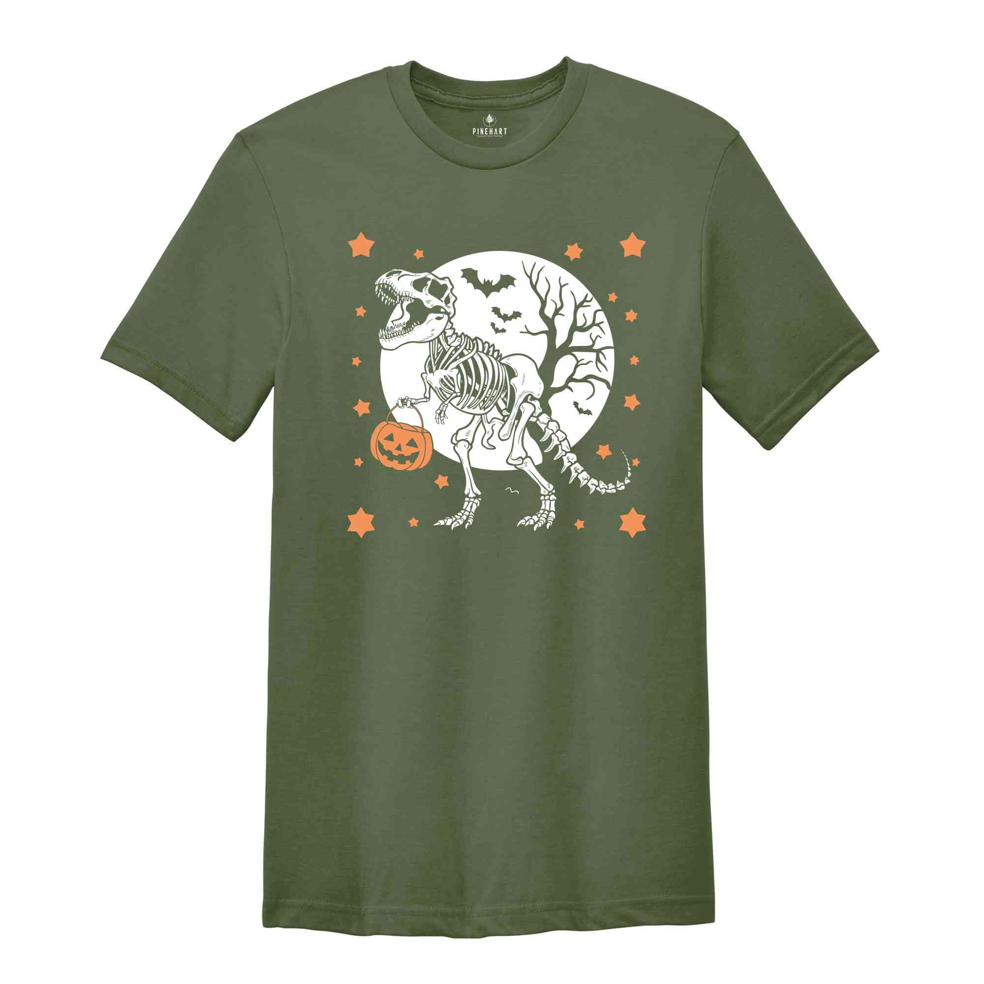 Halloween Dinosaur Shirts, Dinosaur Gifts, Halloween Gifts, Spooky Saurus Shirt, Family Halloween Shirt, Halloween Skeleton Shirt