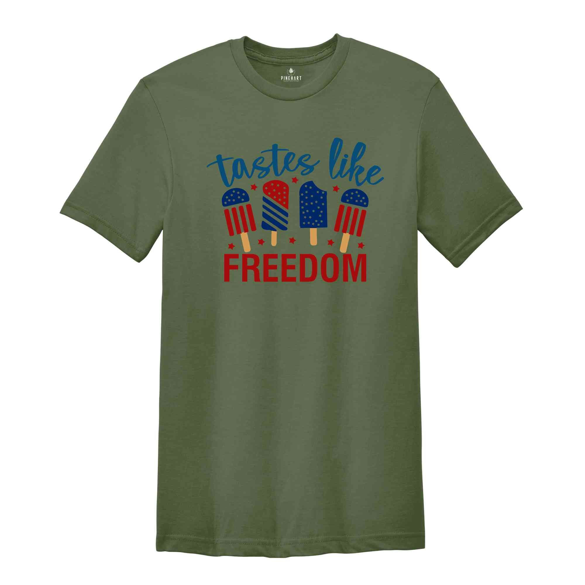 Tastes Like Freedom Shirt, American Patriotic Shirt, Fourty Of July Shirt, Independence Day Shirt, America Lover Shirt