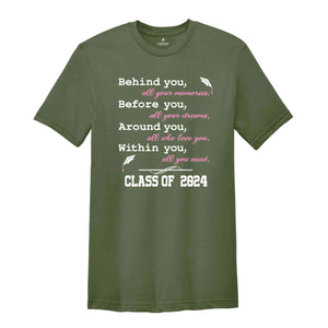 Graduation Saying Class of 2024, Senior 2024 Shirt, Class Of 2024 Shirt, Graduation T-Shirt, Graduation Party, Senior Squad