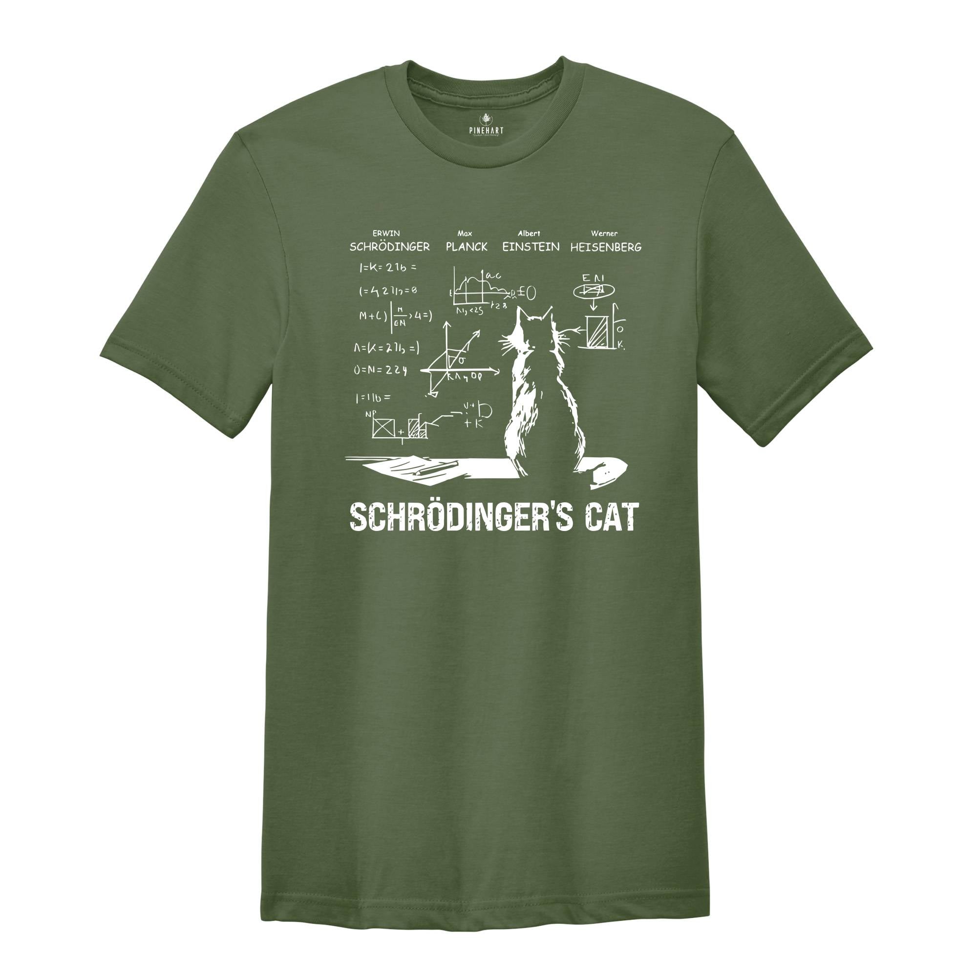 Schrödinger's Cat Shirt, Physics Teacher Shirt, Science Nerd Shirt, Quantum Physics Shirt, Geek Shirt, Funny Science Shirt, Scientist Shirt