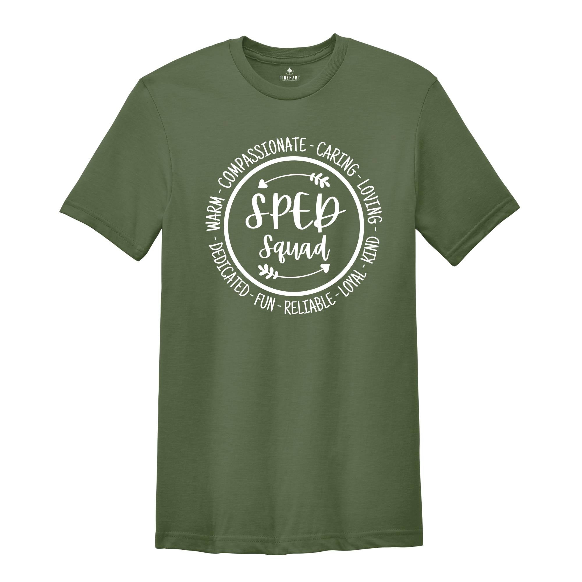 SPED Squad Shirt, Special Education Tee, Sped Teacher T-Shirt, Teacher Appreciation, Teacher Shirt, Sped Shirt, Special Ed Tee