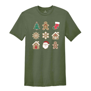 Christmas Gingerbread Shirt, Cute Christmas Shirt, Gingerbread Man Shirt, Holiday Shirt, Winter Shirt, Gift for Baker Christmas