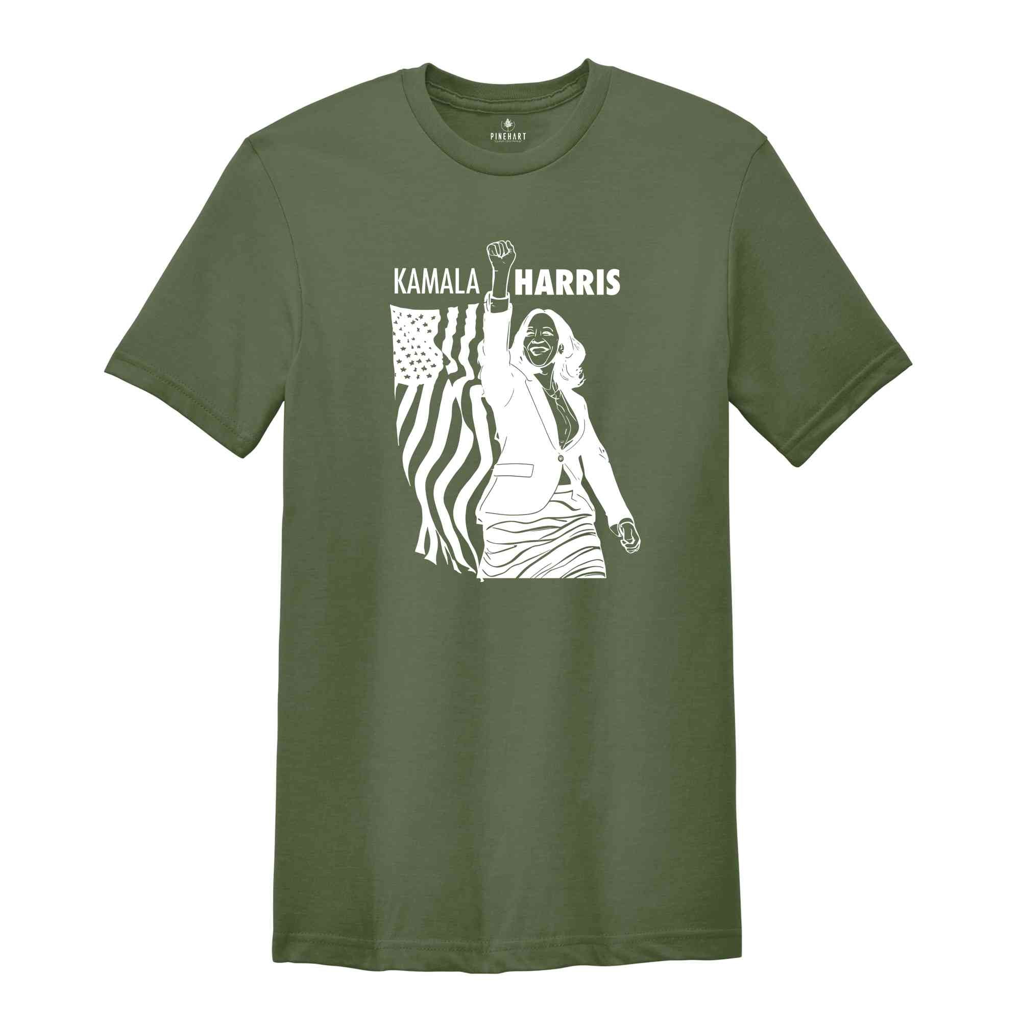 Kamala Harris T-Shirt, Usa Elections 2024 Shirt, Madam President Shirt, Democrat Gifts For Harris Supporters