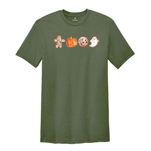 Halloween Sugar Cookie Shirt, Spooky Season Shirt, Halloween cookies Tee, Retro Fall Shirt, Trick Or Treat Shirt, Pumpkin Shirt