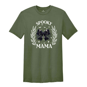 Halloween Mommy and Me Shirt, Spooky Mama Mini Shirt, Kids Halloween Shirt, Mother and Daughter, Dark Coquette Halloween Mom Shirt