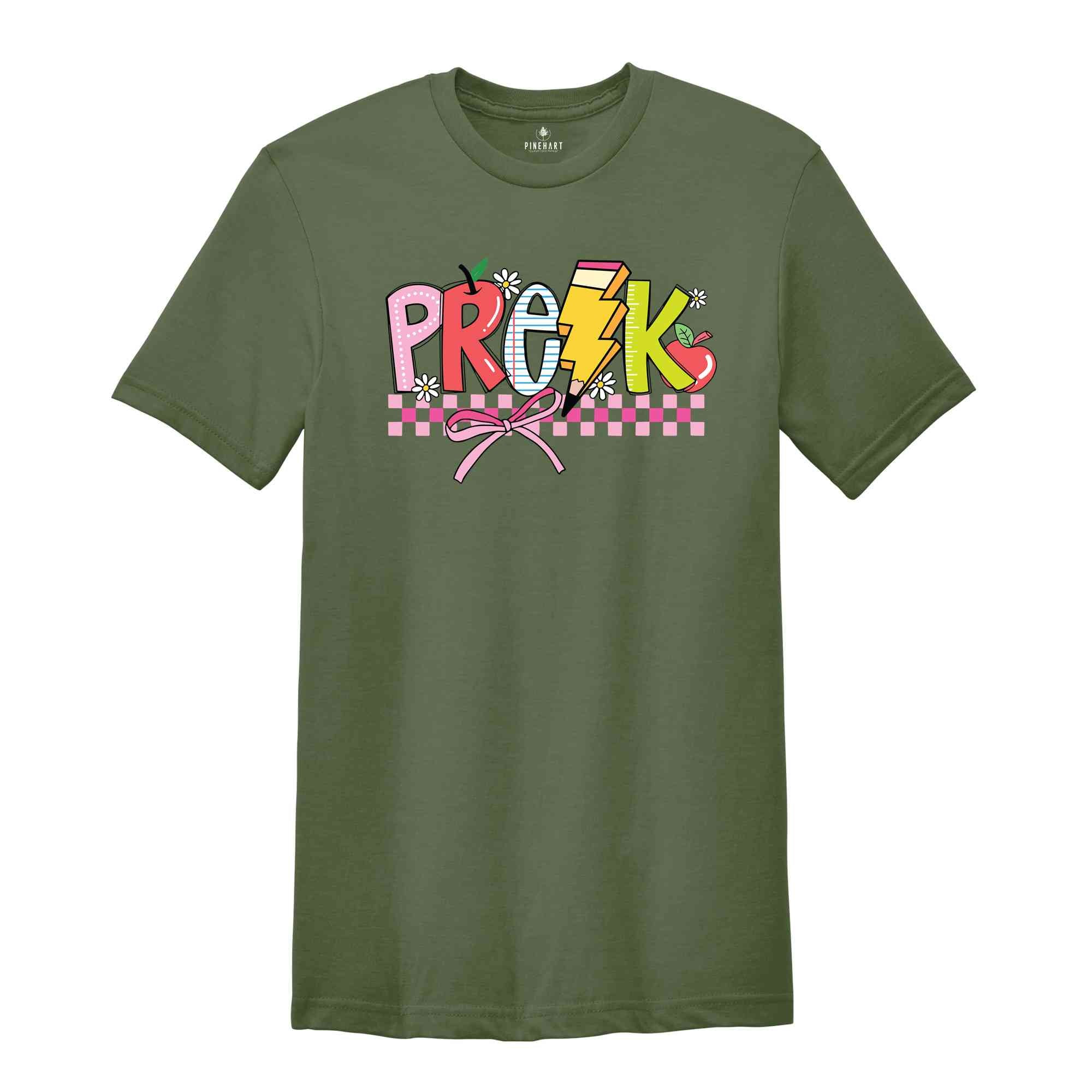 Pre K Shirt, Hello Pre K Shirt, Back To School Shirt, Pre K Grade Gift, Pre K Day Of School Shirt, Pre K Grade Teacher Shirt