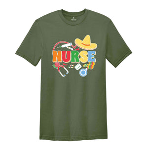 Cinco De Mayo Nurse Shirt, Fiesta Party Shirt, Nurse Shirt , Cinco De Mayo Tee, Fiesta Shirt, Mexican Party Tee, Mexican Festival Shirt