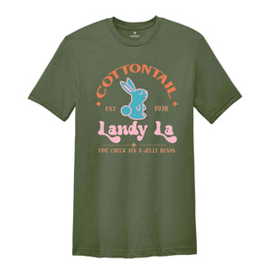 Cottontail Landy La Shirt, Jelly Beans Shirt, Funny Easter Shirt, Easter Bunny Shirt, Cotton Tail Shirt