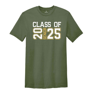 Senior 2025 Shirt, Graduation 2025 Shirt, Graduation Tee, Two Sided Senior 2025 Shirt, 2025 School Trip Gift, High School Graduation Gift