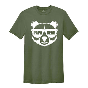 Papa Bear Sunglass Shirt, Papa Bear Shirt, Dad Shirt, Father's Day Shirt, Husband Gift, Dad's Matching Shirt, Father's Day Gift