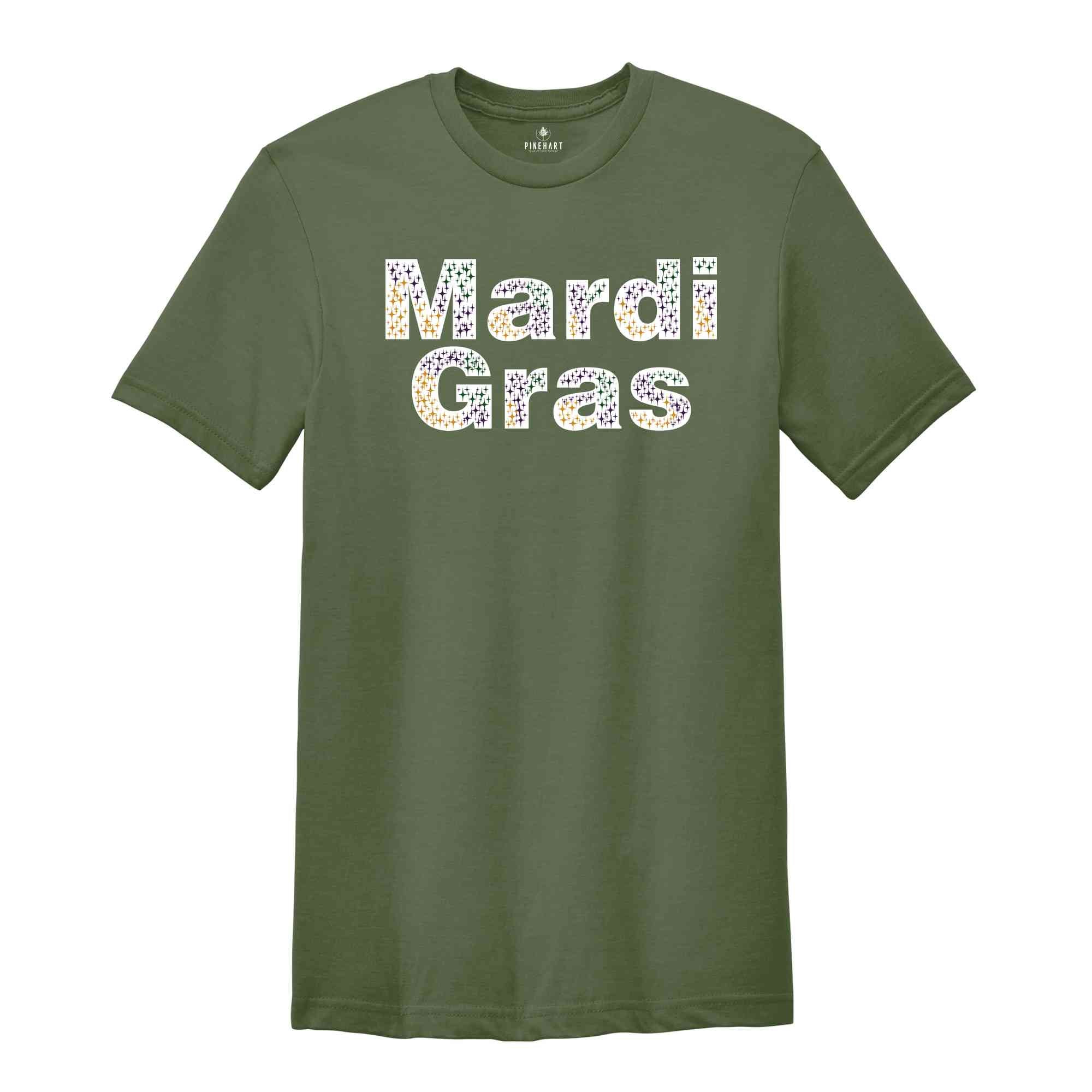 Sparkle Mardi Gras Shirt, Mardi Gras Carnival Tee, Mardi Gras Gift, Fat Tuesday T-Shirt, Fleur De Lis Tee, Mardi Gras Party Shirt