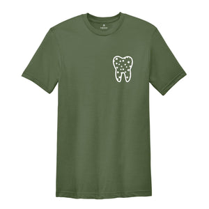 Pocket Tooth Shirt, Tooth Fairy T-shirt, Dental Assistant Shirt, Cute Dental Tee, Dental Office Apparel