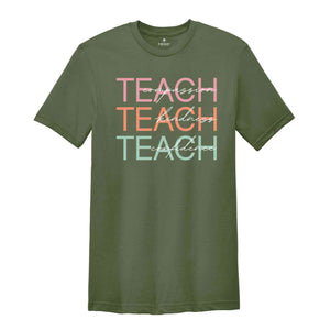 Compassion Kindness Confidence Teacher Shirt, Teach Shirt, Gift For Teacher Shirt, Trendy Teacher Shirt, New Teacher Shirt