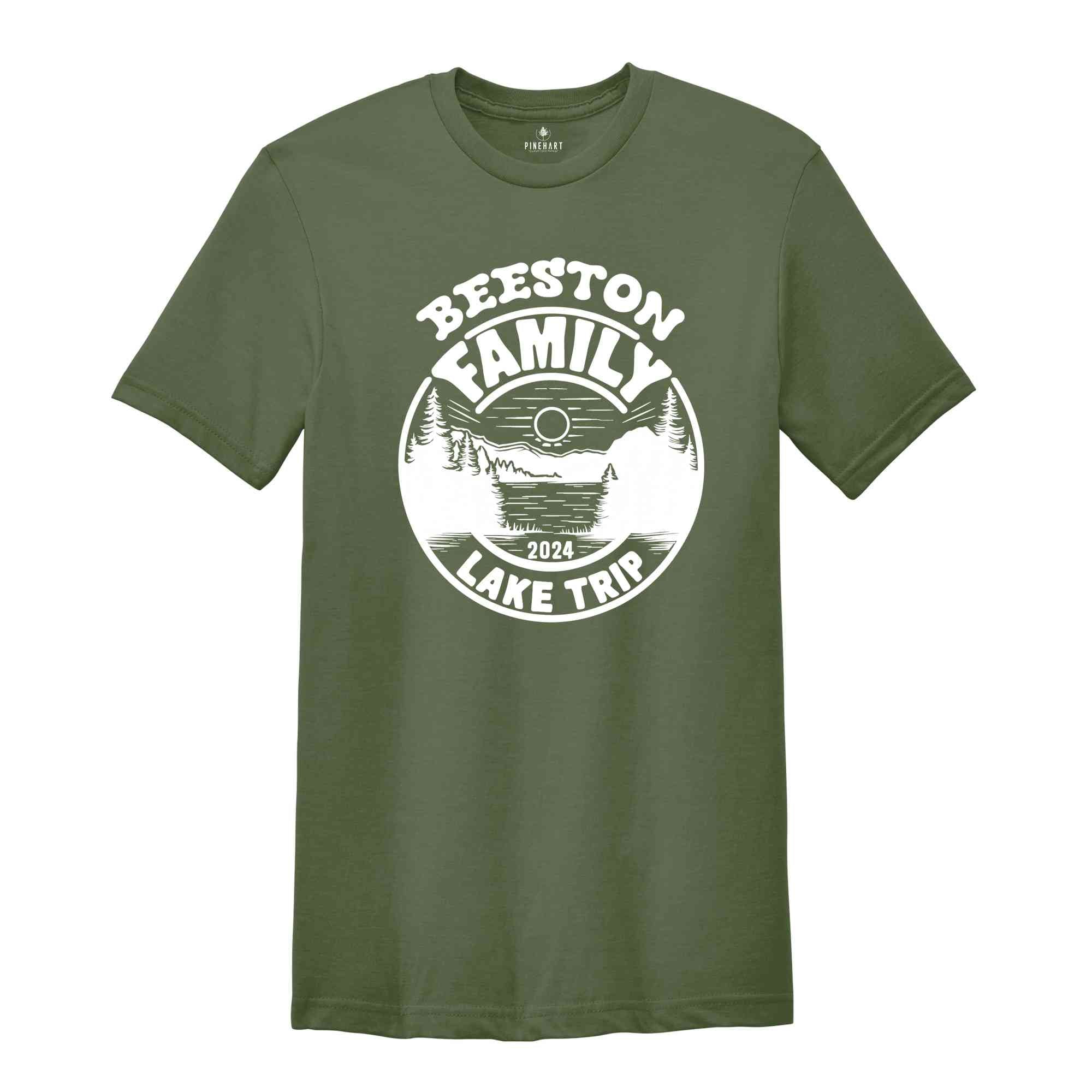 Custom Family Vacation T-shirts, Camping Lake Trip Shirts, Tshirt, Matching Vacay Tees, Road Group Shirt, Cousin Camp Tee