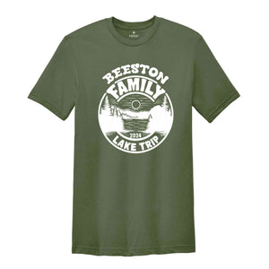 Custom Family Vacation T-shirts, Camping Lake Trip Shirts, Tshirt, Matching Vacay Tees, Road Group Shirt, Cousin Camp Tee