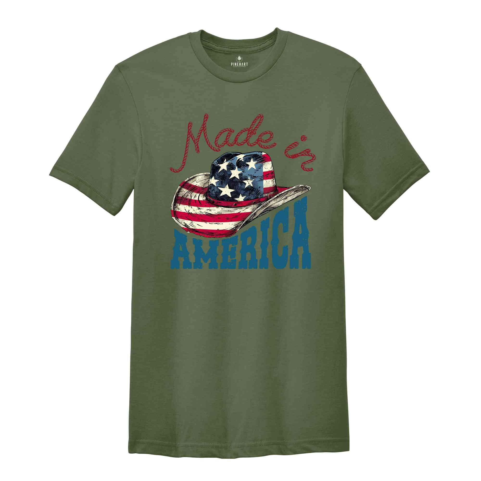 Retro Made In America Shirt, Fourth Of July Shirt, America Shirt, USA Shirt, American Flag Shirt, Patriotic Shirt, Independence Day Shirt