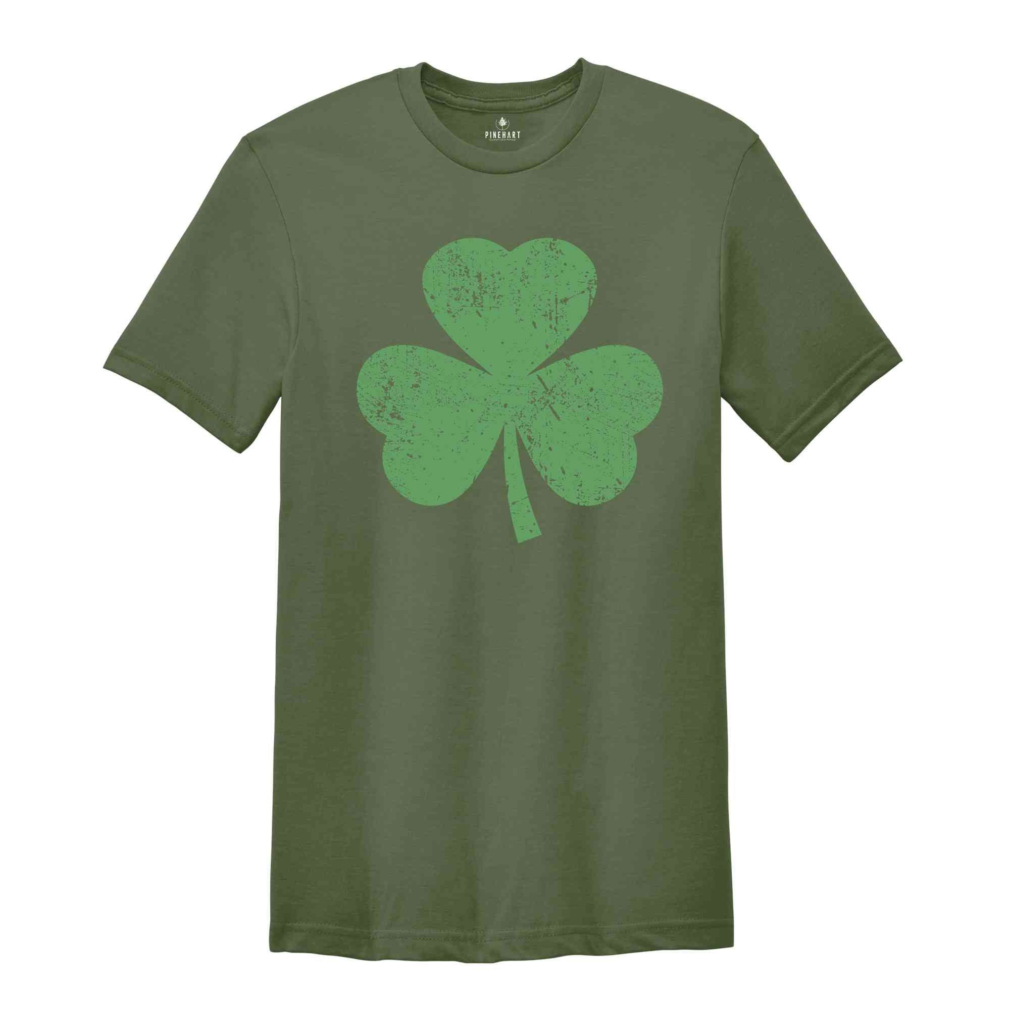 Shamrock Shirt, Four Leaf Clover Shirt, Lucky Shirt, Irish Day Shirt, Lucky Shamrock Shirt, Womens Irish Shirt, St Patricks Day Gift