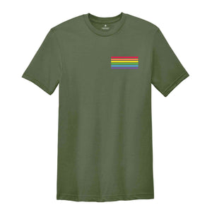 Pride Flag Shirt, Pride Shirt, LGBTQ Shirt, Pride Month Shirt, Gay Pride Shirt, Pocket Pride Shirt, Equality Shirt, Lesbian Shirt, Gay Shirt