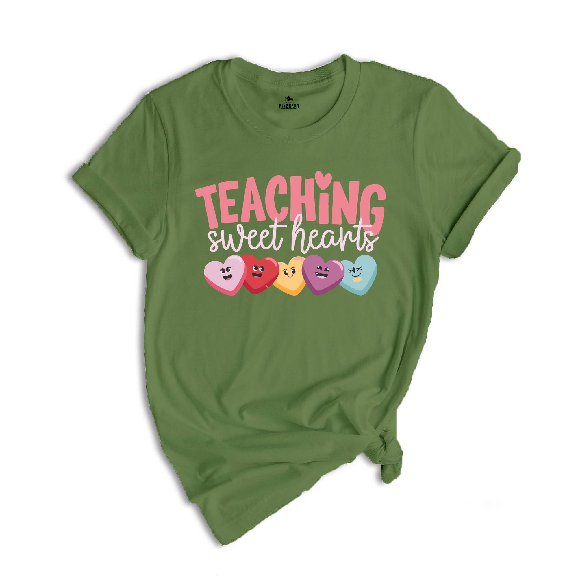 Valentines Day Teacher Shirt, Checkered Teaching Shirt, Teaching Sweethearts Shirt, Teacher Valentines Day Gift