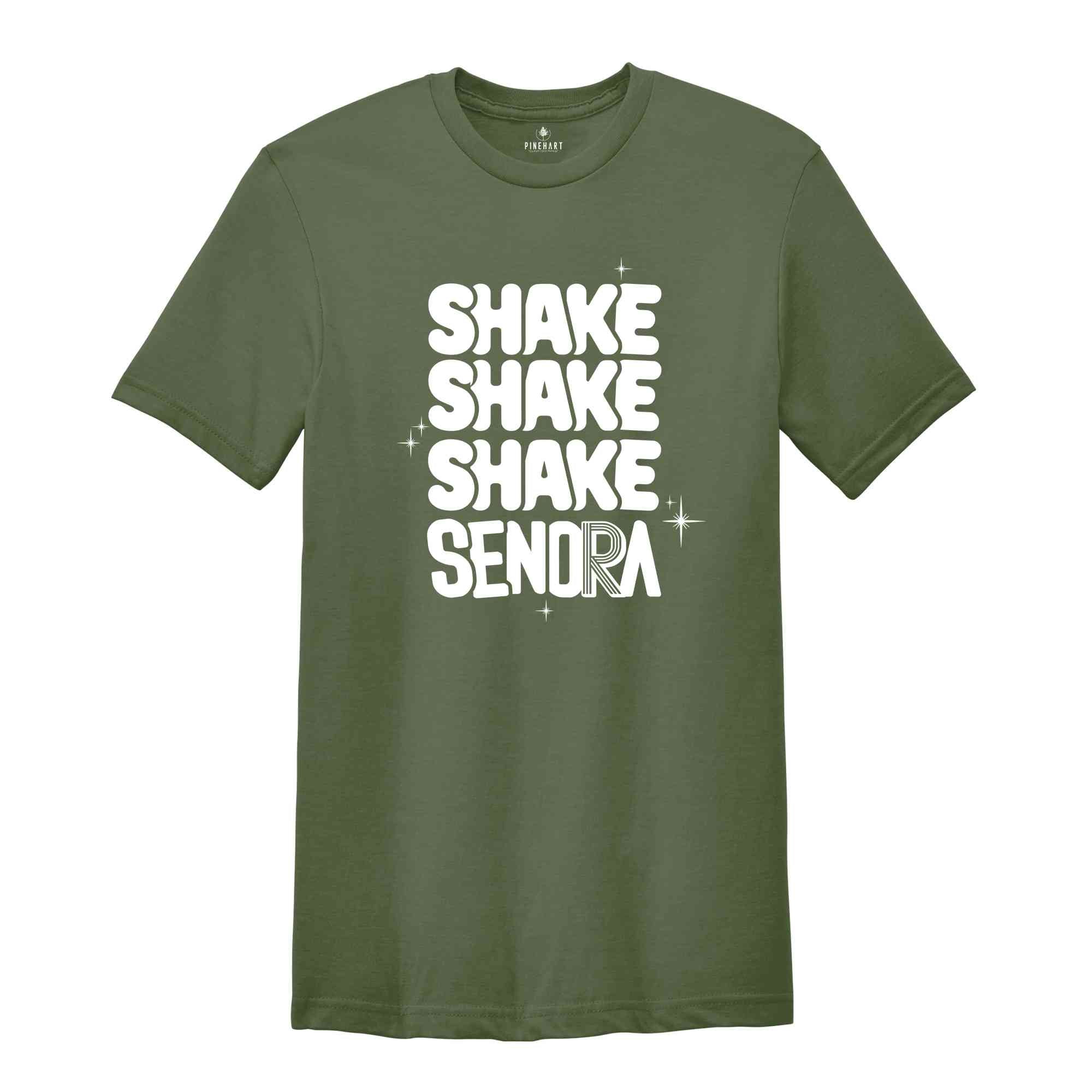 Shake Shake Shake Senora Shirt, Funny Halloween Shirt, Retro Halloween Shirt, Spooky Halloween Shirt, Halloween Movie Shirt