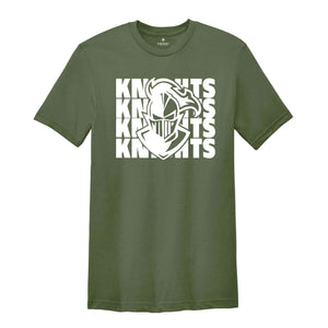 Knights Shirt, Football Team Shirt, Knight Mascot Shirt, Back to School Shirt, Teacher Shirt, Mascot Team Shirt