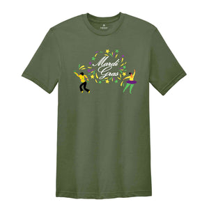 Mardi Gras Shirt, Fleur De Lis Tee, Mardi Gras Carnival Shirt, Women Mardi Gras Costume, New Orleans Tee, Fat Tuesday Shirt