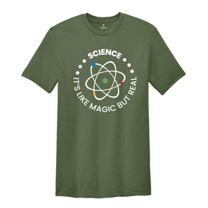 Science It's Like Magic But Real Shirt, Science Teacher Shirt, Gift for Science Lover, Science Cross Shirt, Science T-Shirt