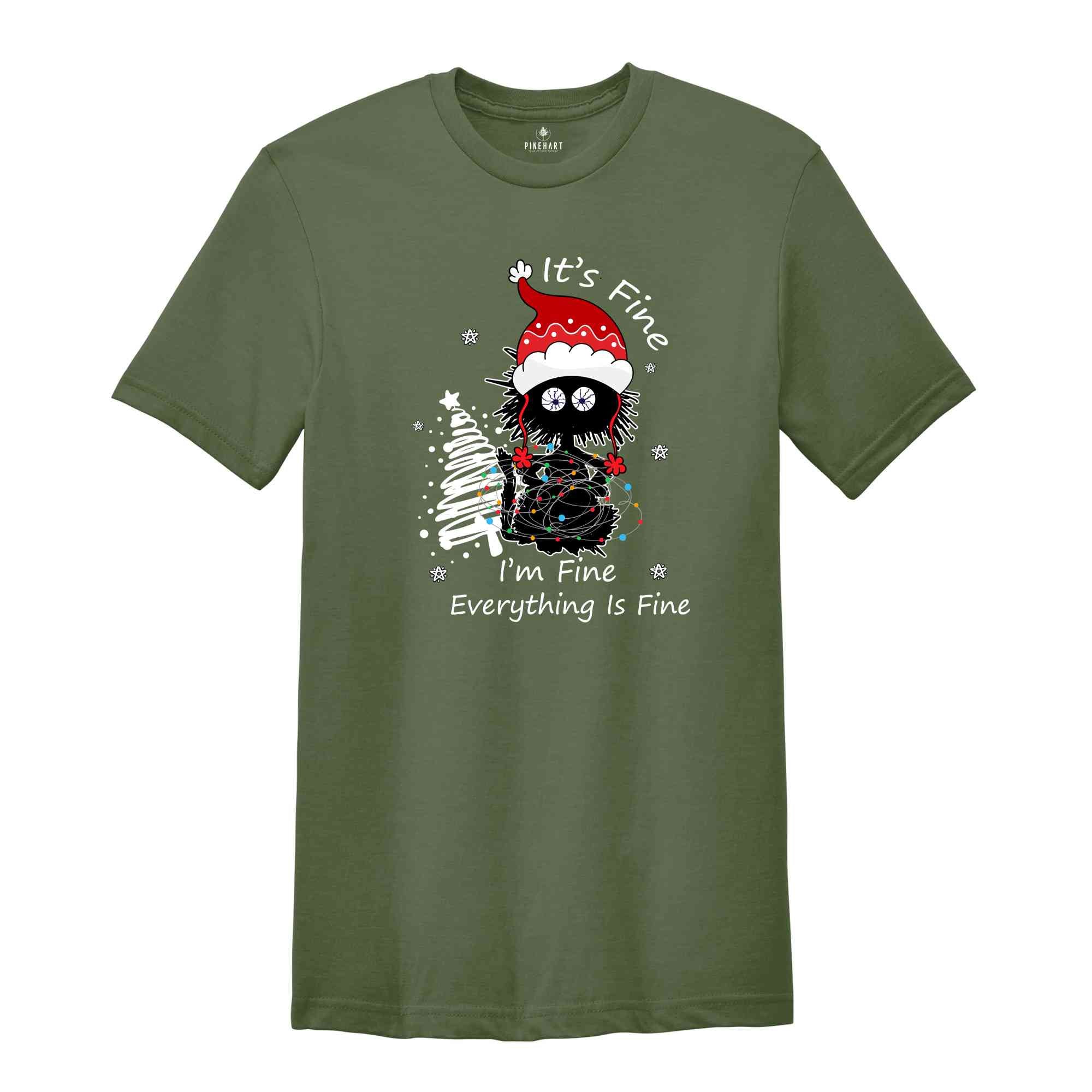 Have Yourself A Grumpy Little Christmas Shirt, Funny Christmas Shirt, Cute Christmas Shirt, Cat Christmas Shirt, Cat Lover Shirt, Xmas Gift