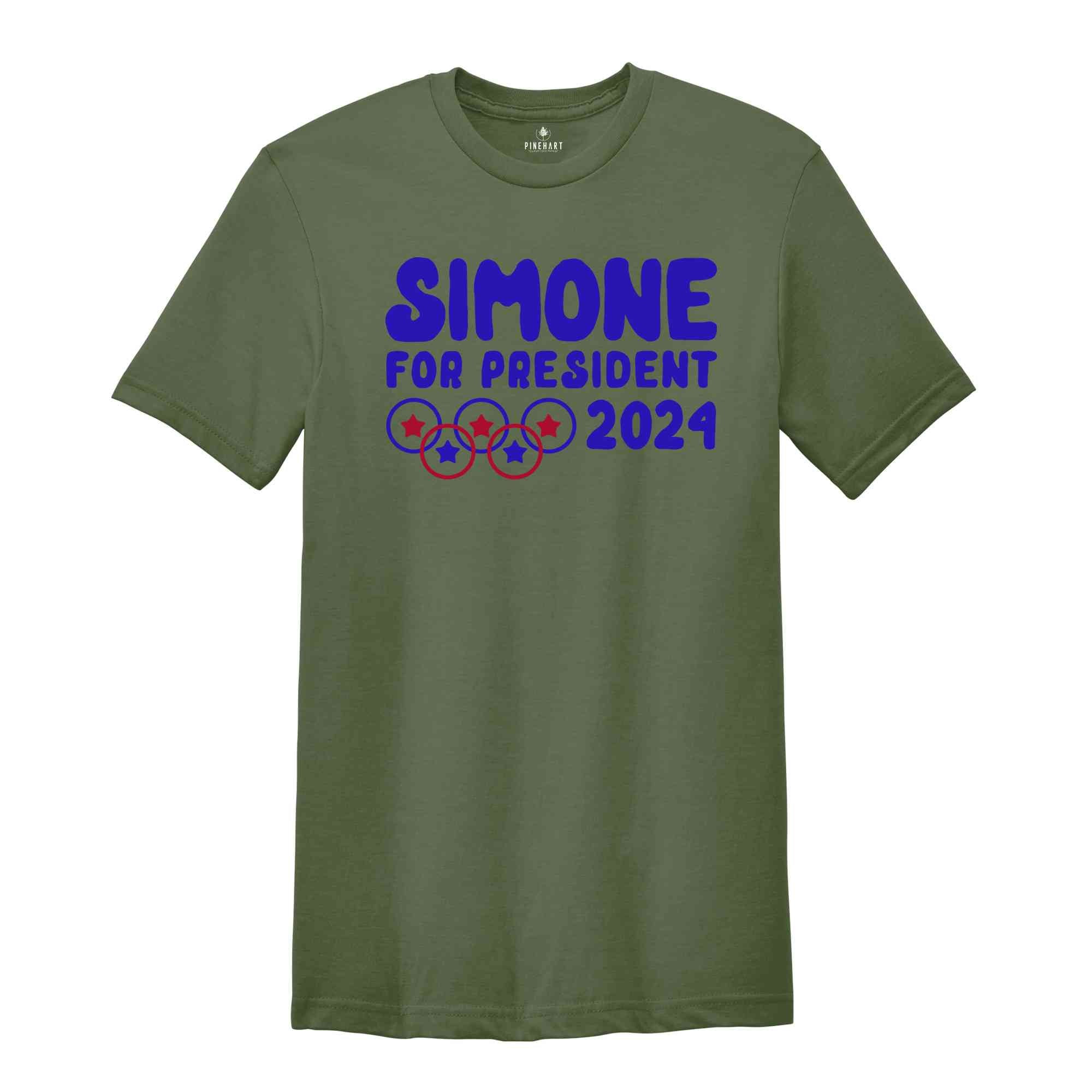 Simone For President 2024 Shirt, President Simone Biles, Funny Political Shirt, Election Shirt, Republican Shirt, Simone Biles Shirt