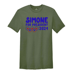 Simone For President 2024 Shirt, President Simone Biles, Funny Political Shirt, Election Shirt, Republican Shirt, Simone Biles Shirt