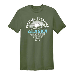 Family Cruising Together Alaska Shirt, Nautical Matching Shirt, Summer Vacation Shirt, Family Cruise Shirt, Cruise Crew Shirt, Vacay Tee