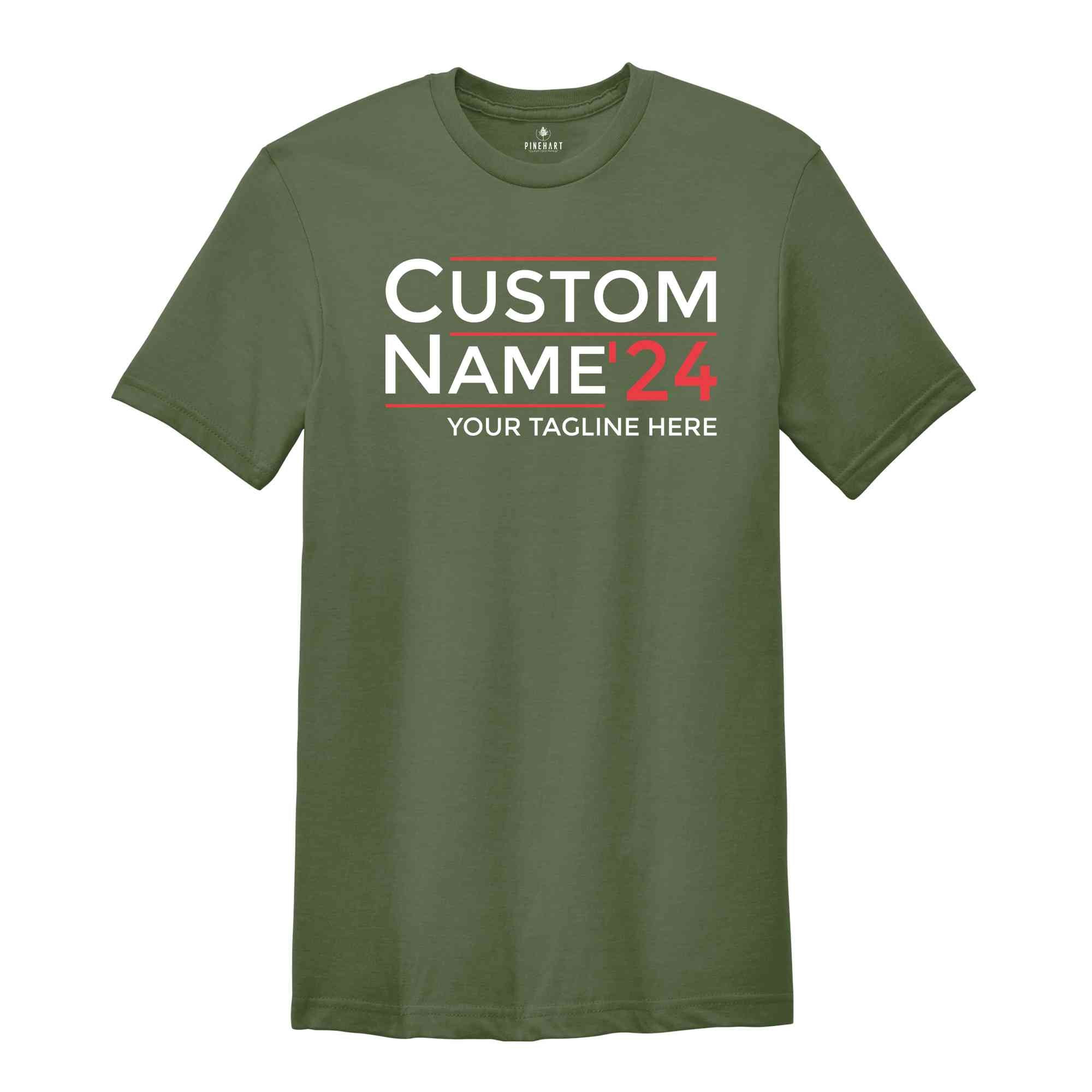 Custom Election Shirt, 2024 Election Shirt, Personalized Election Tee, 2024 Customizable Election T-Shirt, Presidents Shirt