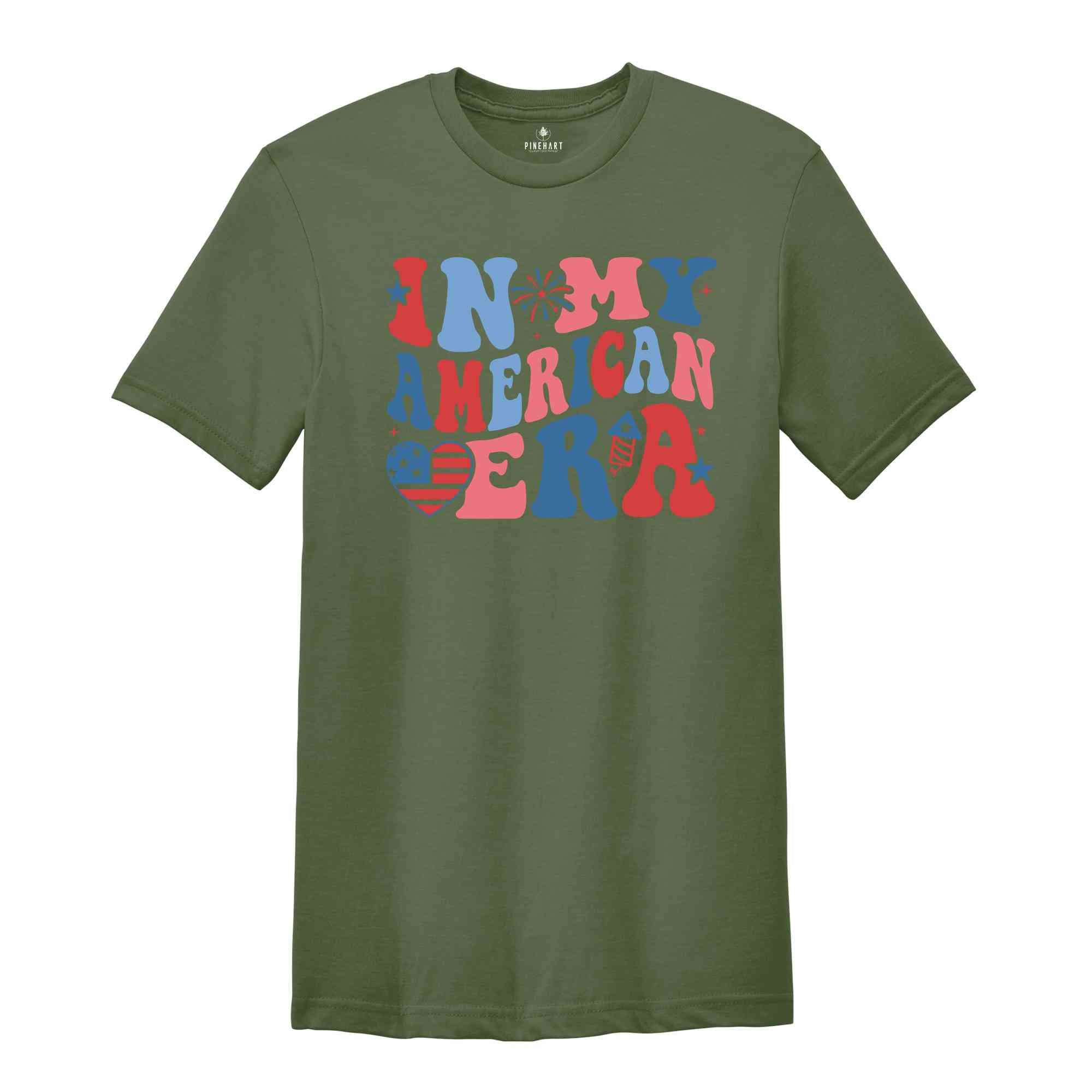 Independence Day Shirt, In My American Era Shirt, Fourth Of July Shirt, July 4th Shirt, USA Shirt, Patriotic Shirt, Memorial Day Shirt