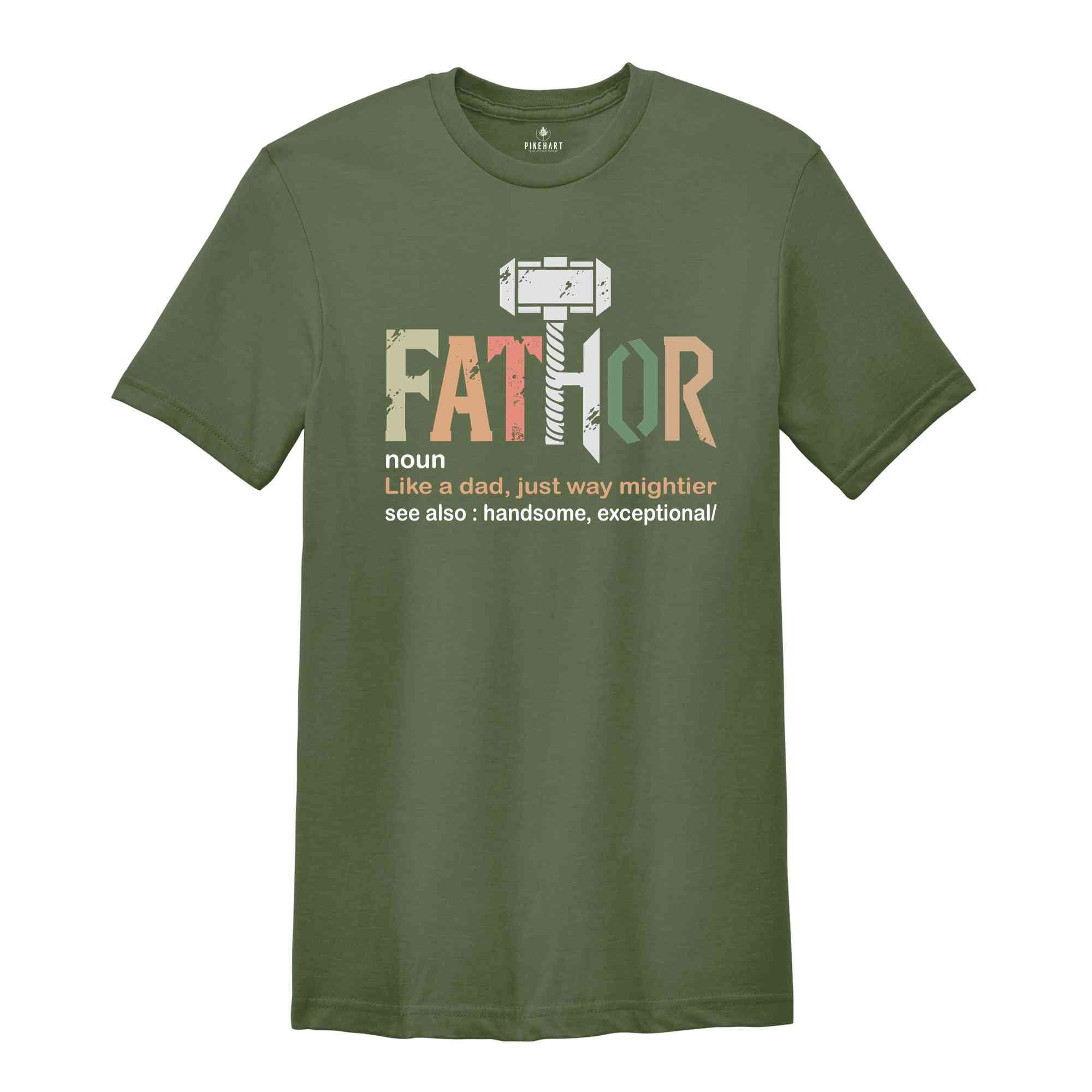 Fathor Shirt, Dad shirt, Superhero Dad Shirt, Father Shirt, Cool Father Shirt, Super Dad Shirt, Gift For Father