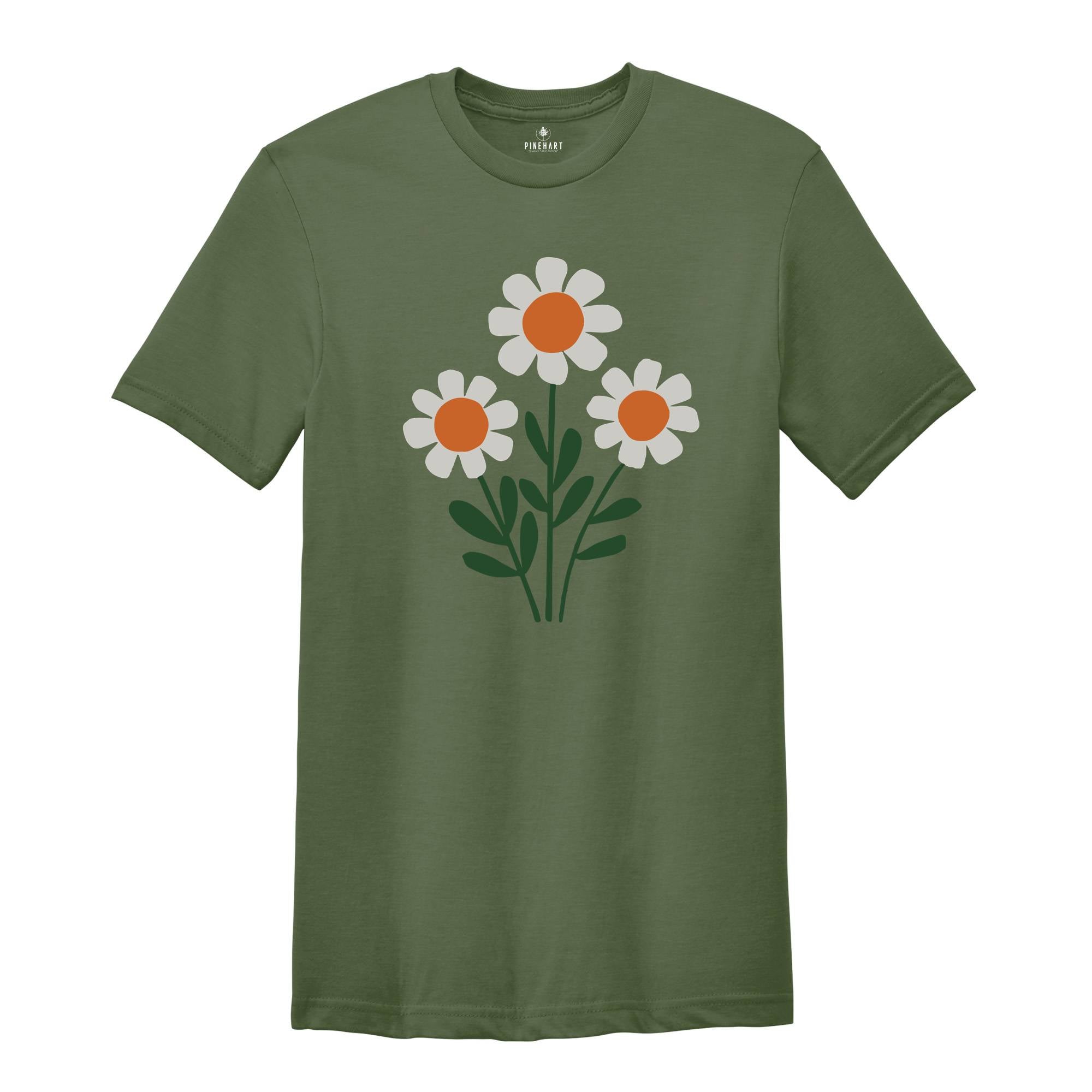 Flowers Shirt, Boho Shirt, Wildflowers Shirt, Boho Flowers Shirt, Floral Nature Shirt, Flowers Lover Shirt, Botanical Lover Shirt