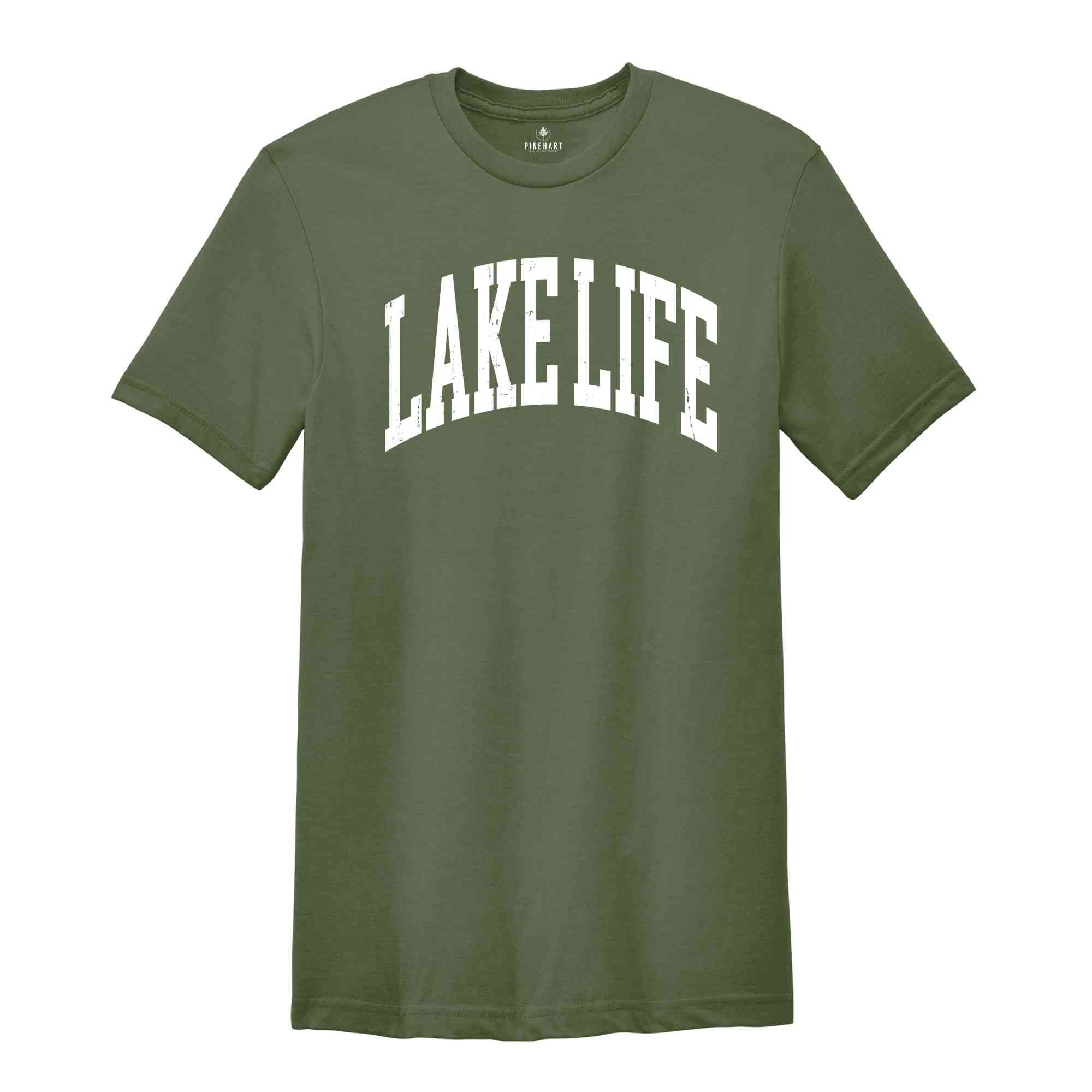 Lake Life Shirt, On The Lake T-Shirt, Travel Lover Shirt, Gift For Adventurer, Vacation T-Shirt, Camper Shirt, Camper Tee