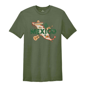 Retro Mexico Shirt, Mexico Travel Shirt, Country Travel Shirt, Shirt For Traveler, Travel Lover Gift, Travel Tee, Trip Shirt