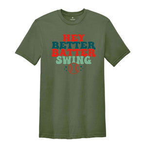 Hey Batter Batter Swing Shirt, Baseball Game Tee Shirt, Gameday Tee, Trendy Baseball Shirt, Baseball Mom Tee Shirt