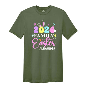 Custom Easter Family 2024 Shirt, Easter Family Shirt, 2024 Easter Shirt, Custom Easter Shirt, Easter Matching Shirt