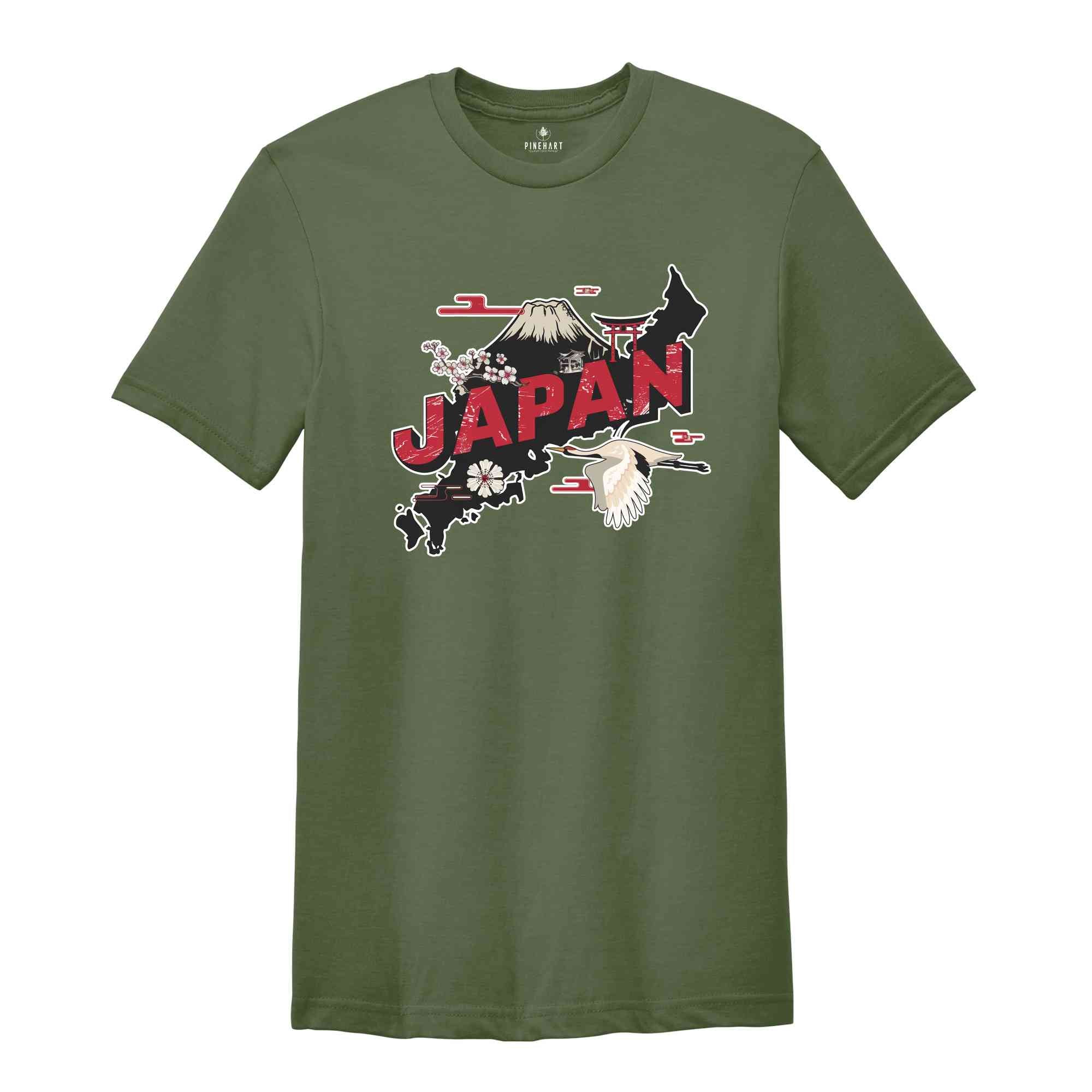 Retro Japan Shirt, Japan Travel Shirt, Country Travel Shirt, Shirt For Traveler, Travel Lover Gift, Travel Tee, Trip Shirt