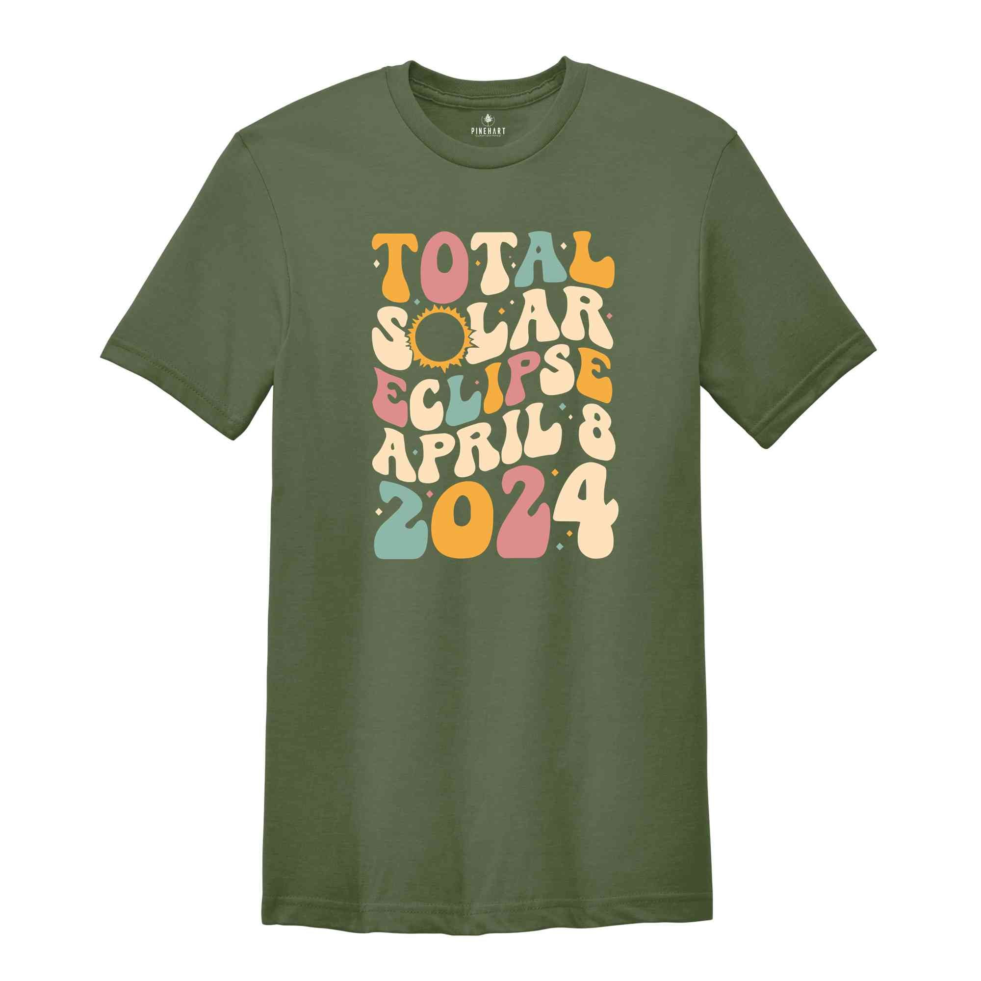 Total Solar Eclipse April 8 2024, Shirt, Eclipse Event 2024 Shirt, Celestial Shirt, Eclipse Lover Shirt, April 8th 2024 Shirt