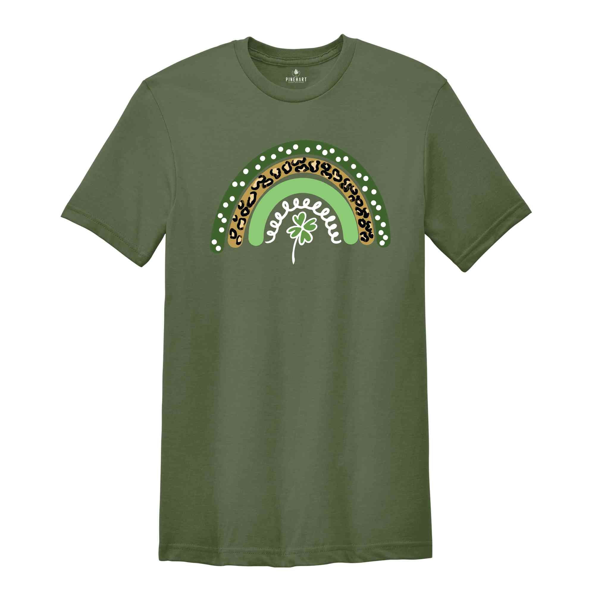 Leopard St Patricks T-Shirt, Saint Patricks Day Shirt, St Patricks Day Gifts, St Patricks Day Shirt, Patricks Day Celebrations