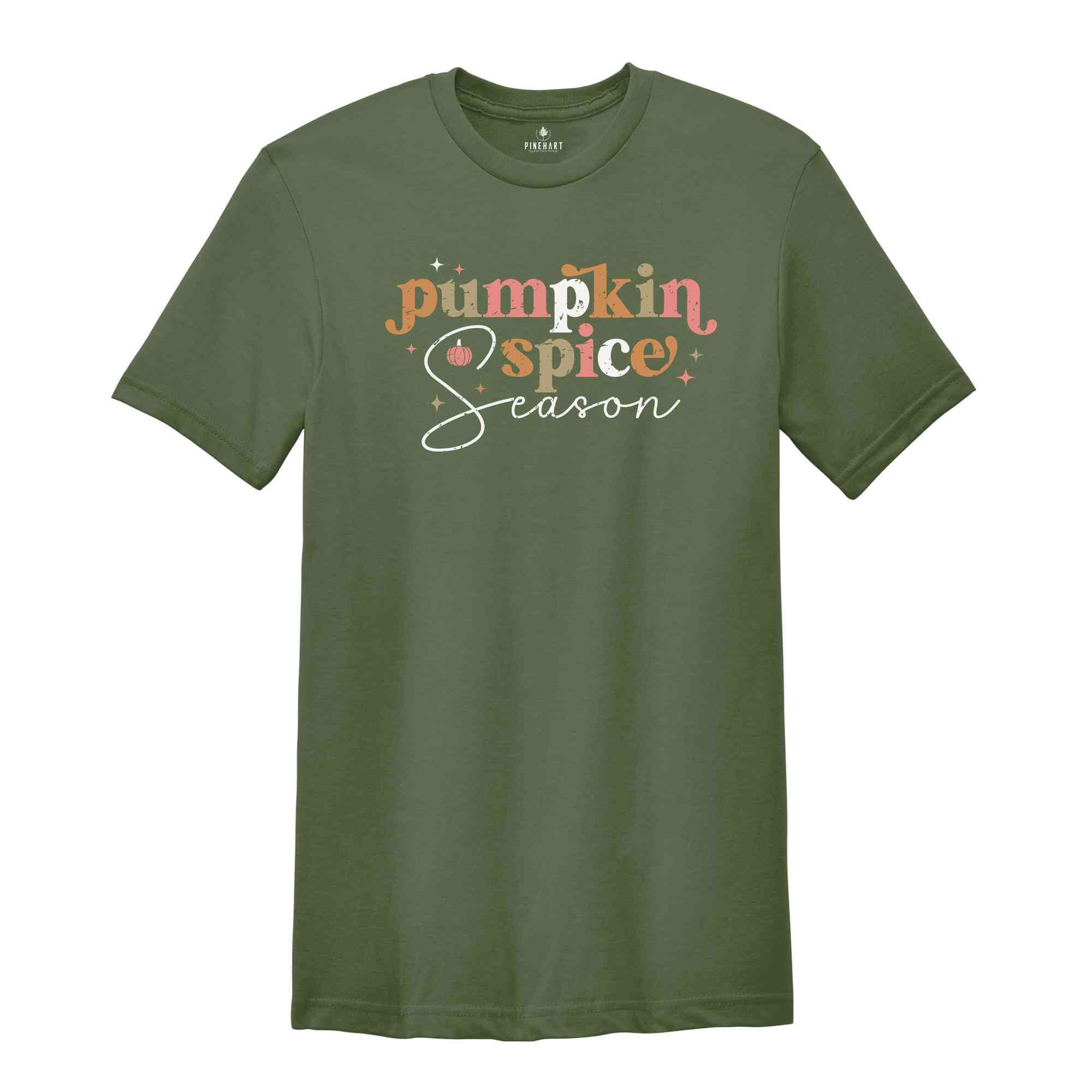 Pumpkin Spice Season Shirt, Fall Pumpkin Shirt, Cute Fall Shirt, Cozy Season Shirt, It's Fall Y'all, Pumpkin Patch Shirt, Hello Pumpkin