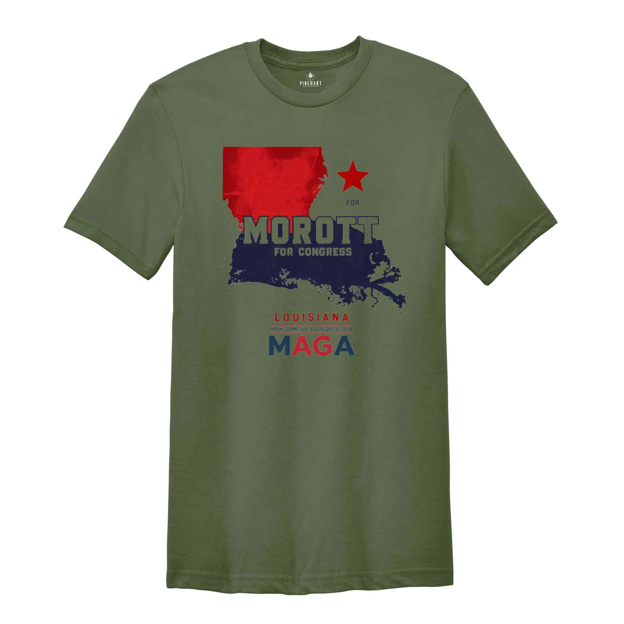 Josh Morott for Louisiana Tee, 2024 November Elections Tee, Joshua Morott for Louisiana CD4 Campaign Apparel, Morott for Congress Shirt