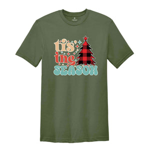 Tis The Season Shirt, Christmas Tree Shirt, Cute Christmas Shirt, Most Wonderful Time, Happy Christmas Shirt, Christmas Gift, Xmas Shirt