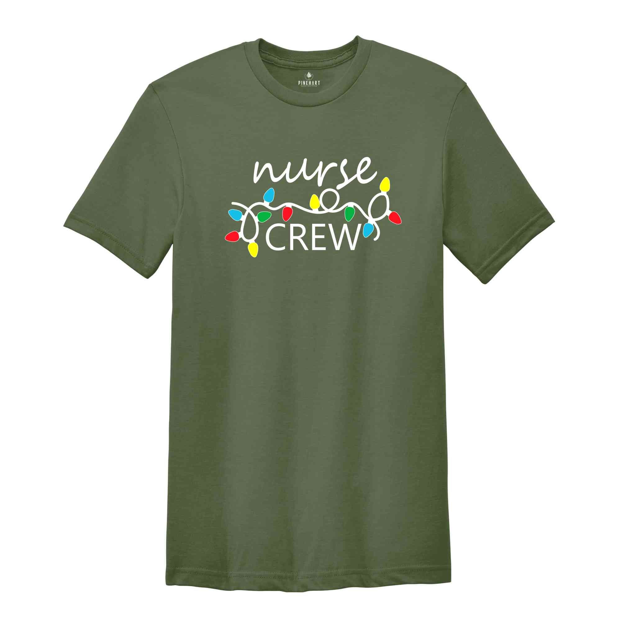 Nurse Crew Christmas Shirt, Christmas Lights, Nurse Christmas Shirt, Funny Christmas Shirt, Christmas gift, Christmas shirt