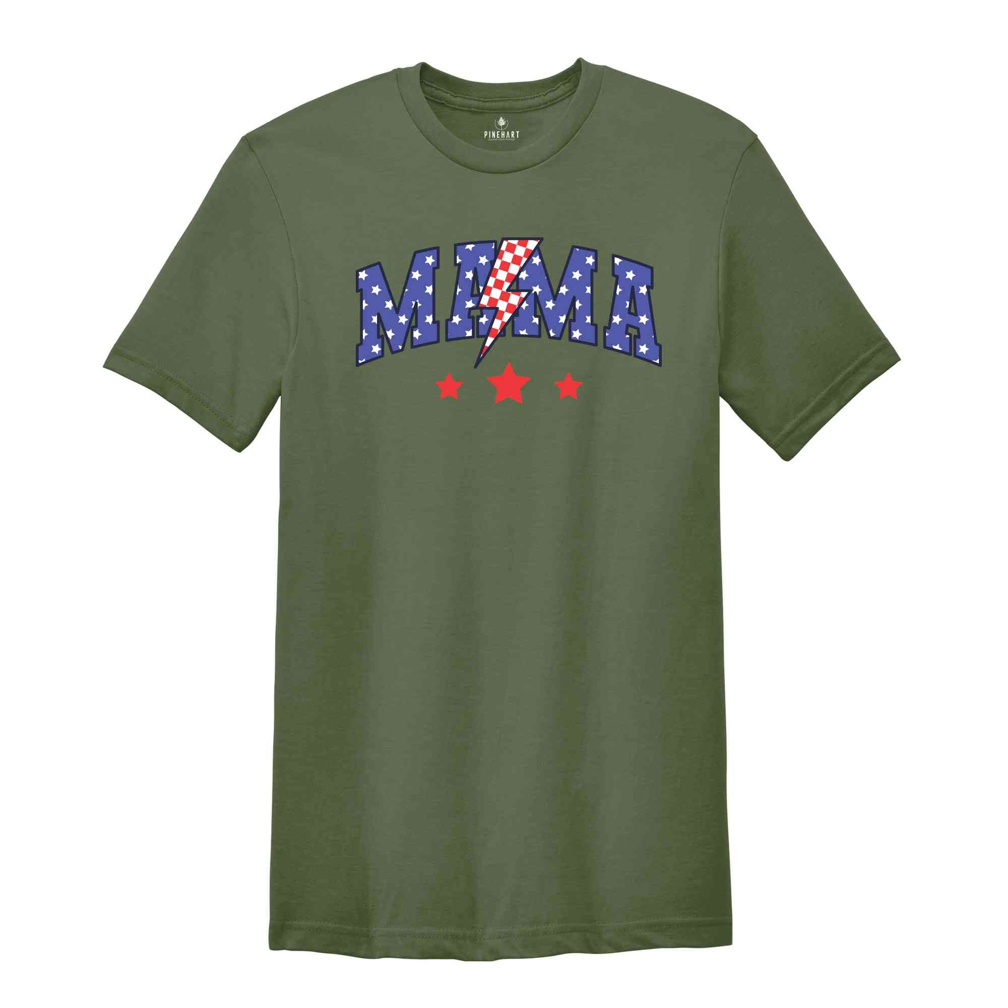 Mama Dada Mini 4th Of July Shirt, American Mama And Mini Matching Shirt, Fourth Of July Matching Shirt, Dada And Mini 4th Of July Shirt