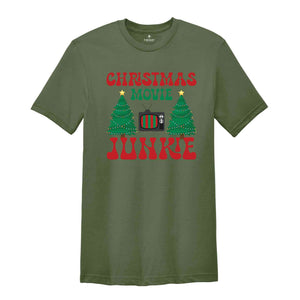 Christmas Movie Junkie Shirt, Retro Christmas Shirt, Christmas Shirt, Holiday Shirt, Vintage Christmas Shirt